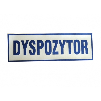 Emblemat "Dyspozytor"